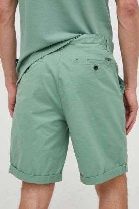 Sisley pantaloni scurti barbati, culoarea verde