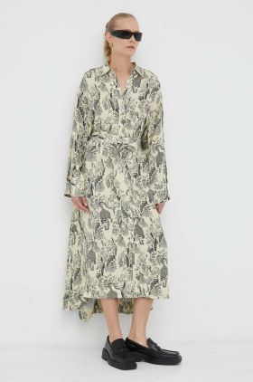 Day Birger et Mikkelsen rochie midi, drept