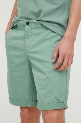 Sisley pantaloni scurti barbati, culoarea verde