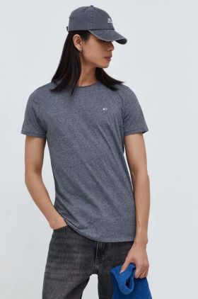 Tommy Jeans tricou bărbați, melanj DM0DM09586