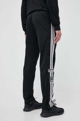 adidas Originals pantaloni de trening ADIBREAK culoarea negru, cu imprimeu HN6098-BLACK