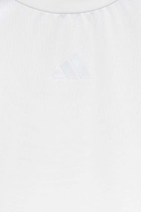 adidas Performance longsleeve copii TF LS TEE Y culoarea alb, neted