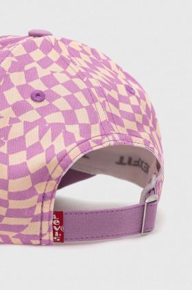 Levi's sapca culoarea violet, modelator