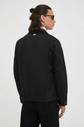 G-Star Raw geaca barbati, culoarea negru, de tranzitie