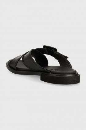 Camper slapi de piele Edy femei, culoarea negru, K201384.002