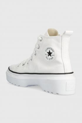 Converse tenisi Chuck Taylor AS Lugged Lift culoarea alb