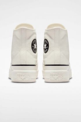 Converse teniși Chuck Taylor All Star Construct culoarea alb, A02832C A02832C-White