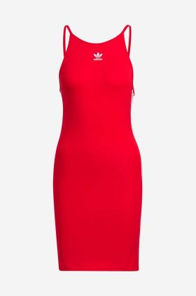 adidas Originals rochie culoarea negru, mini, mulata IB7402-BETSCA