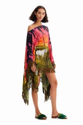 Desigual poncho