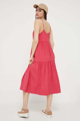 Abercrombie & Fitch rochie culoarea roz, mini, evazati