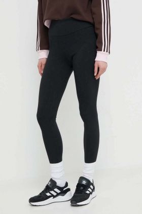 adidas Originals colanți femei, culoarea negru, uni IA6446