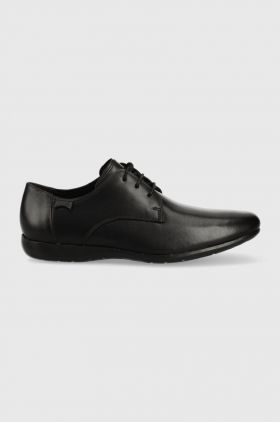 Camper pantofi de piele Mauro barbati, culoarea negru, 18222.030