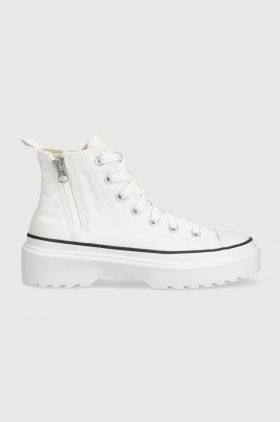 Converse tenisi Chuck Taylor AS Lugged Lift culoarea alb