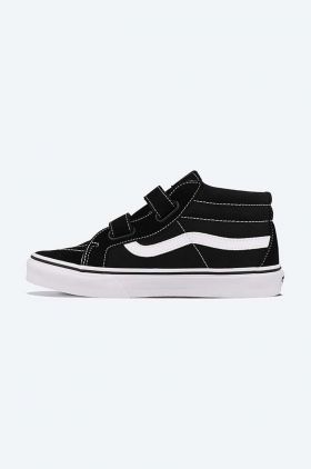 Vans tenisi SK8-Mid Reissue femei, culoarea negru