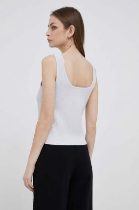 Dkny top culoarea alb