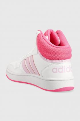 adidas Originals sneakers pentru copii HOOPS MID 3.0 K culoarea alb