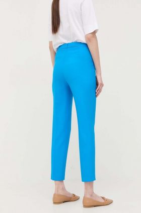 BOSS pantaloni femei, fason tigareta, high waist