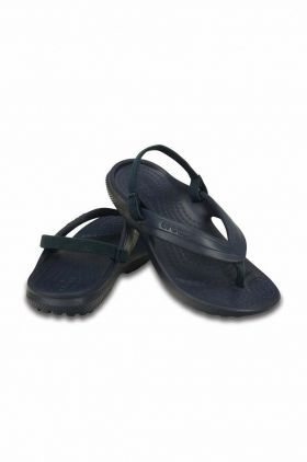 Crocs slapi copii CLASSIC FLIP culoarea albastru marin