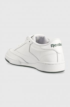 Reebok Classic sneakers din piele CLUB C 85 culoarea alb, FZ6014 FZ6014.100039280-white