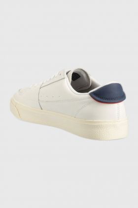 Tommy Jeans sneakers din piele TOMMY JEANS VULCANIZED ESS culoarea alb, EM0EM01106