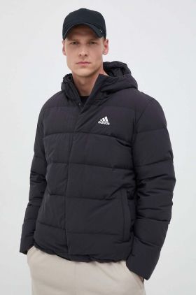 adidas geacă de puf bărbați, culoarea negru, de iarnă HG8751