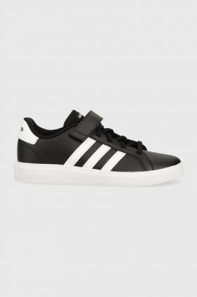 adidas sneakers pentru copii GRAND COURT culoarea negru