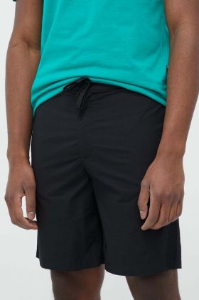 United Colors of Benetton pantaloni scurti din bumbac culoarea negru