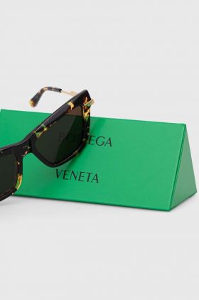 Bottega Veneta ochelari de soare femei, culoarea gri