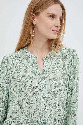 Pepe Jeans rochie culoarea verde, maxi, oversize