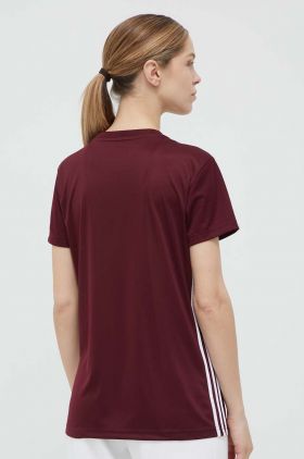 adidas Performance tricou de antrenament Tabela 23 culoarea bordo IB4930