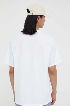 Levi's tricou din bumbac culoarea alb, cu imprimeu