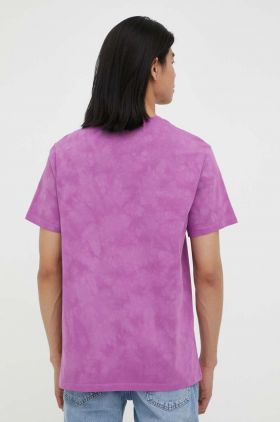 Levi's tricou din bumbac culoarea violet, modelator