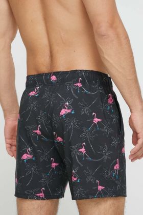 Hollister Co. pantaloni scurti de baie culoarea negru