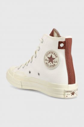 Converse tenisi Chuck 70 culoarea alb, A05681C