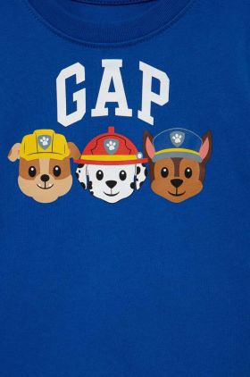 GAP tricou copii x Paw Patrol culoarea albastru marin, cu imprimeu