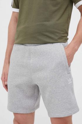 adidas Originals pantaloni scurti barbati, culoarea gri, melanj