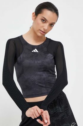 adidas Performance mânecă lungă de antrenament Paris culoarea negru