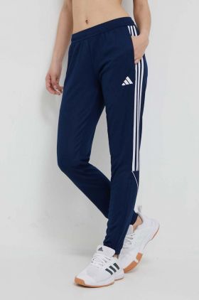 adidas Performance pantaloni de antrenament Tiro 23 League culoarea bleumarin, cu imprimeu  HS3539