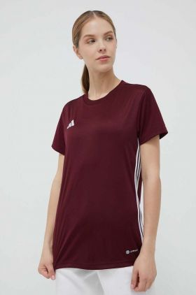 adidas Performance tricou de antrenament Tabela 23 culoarea bordo IB4930