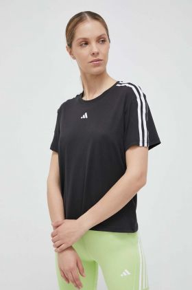 adidas Performance tricou de antrenament Training Essentials culoarea negru