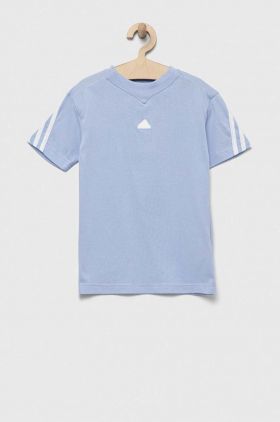 adidas tricou de bumbac pentru copii U FI 3S cu imprimeu