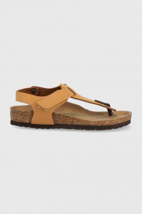 Birkenstock sandale copii culoarea bej