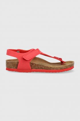 Birkenstock sandale copii Kairo HL culoarea rosu