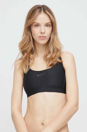 Nike sutien de baie culoarea negru, cupa moale