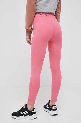 adidas colanti femei, culoarea roz, cu imprimeu