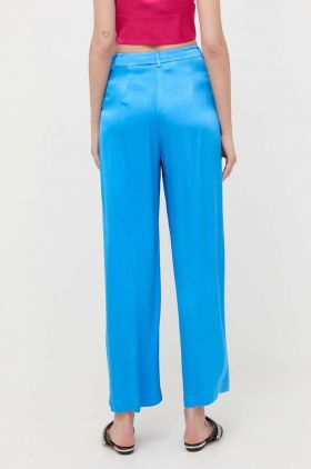 Bardot pantaloni femei, lat, high waist