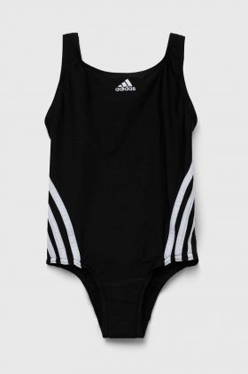 adidas Performance costum de baie dintr-o bucată pentru copii culoarea negru