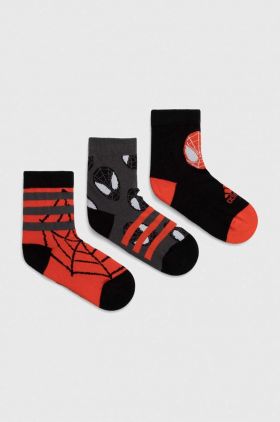 adidas Performance sosete copii SPIDER-MAN 3-pack culoarea rosu