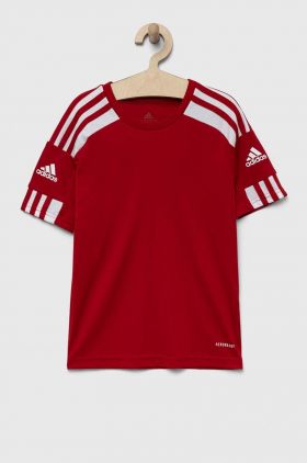 adidas Performance tricou copii culoarea rosu, modelator