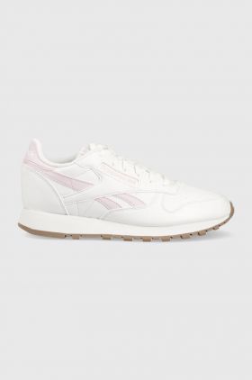 Reebok Classic sneakers Classic Vegan HQ1496 culoarea alb HQ1496-FTW/PNK/T